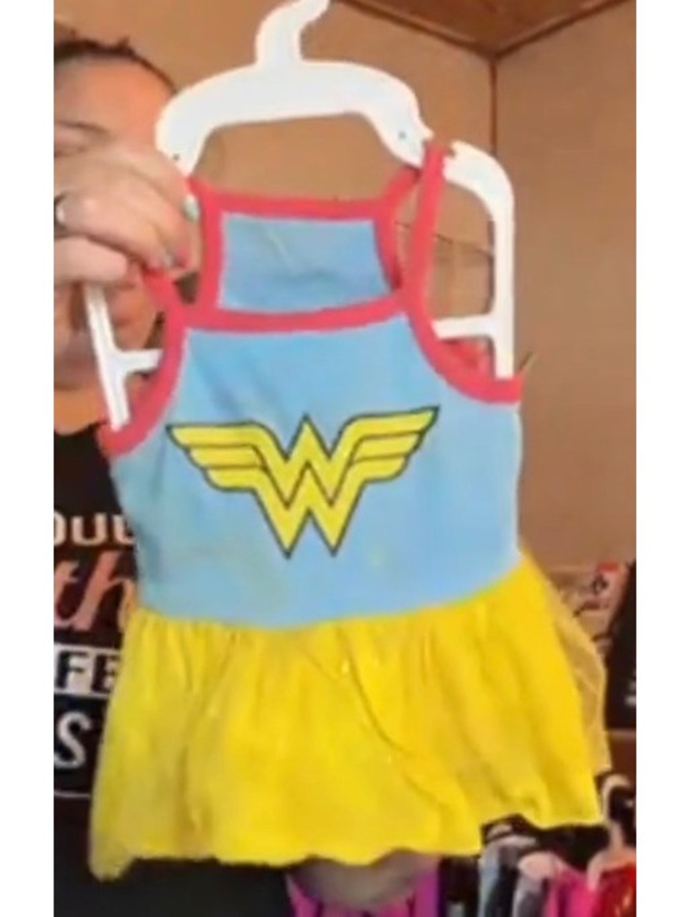 Wonder Woman pet dress size small